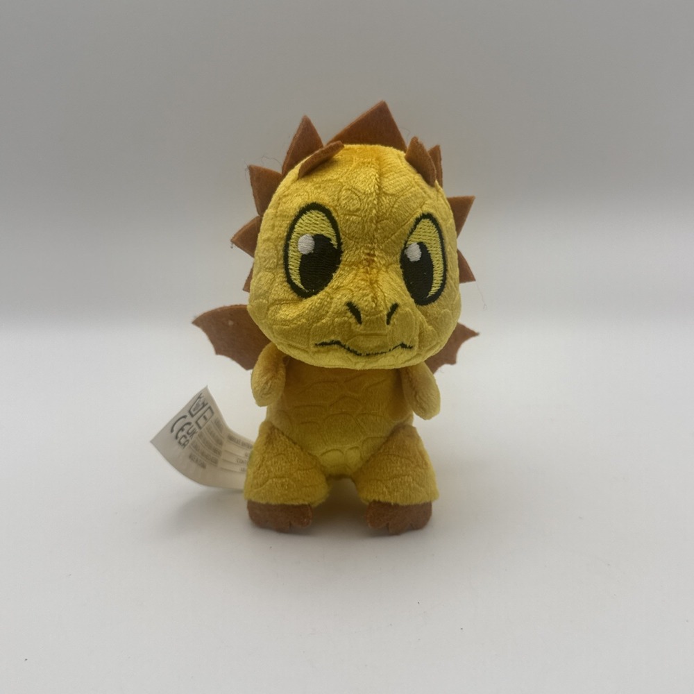 2019 Spin Master DreamWorks Dragon Rider Gemma Plush 3" Gold HTTYD